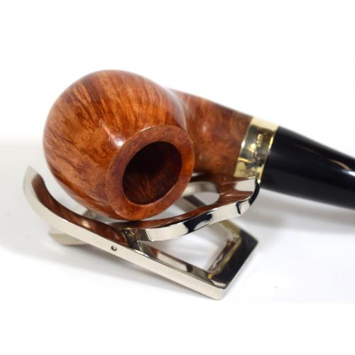 Peterson Natural Straight Grain Gold Mount XL02 Pipe (PE544) - CHRISTMAS SALE